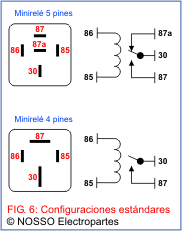 diagrama conexion rele 5 pines